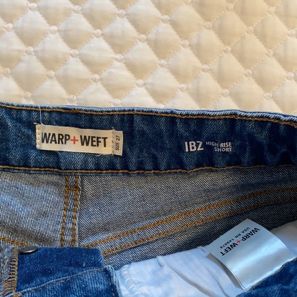 High waisted distressed jean shorts - Picture 2 of 3